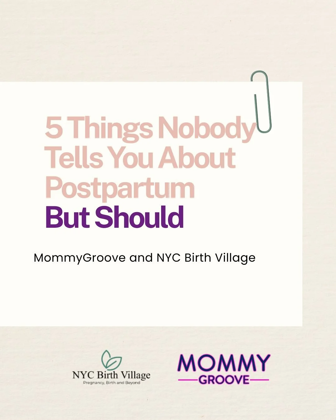 You read the books. 📚 
You took the class. 👩&zwj;🏫 
You have the nursery ready. ✅ 
But nobody prepared you for the emotional reality of becoming a new parent. 🤞🏼

After 20 years working with new parents, these are the 5 things Olivia thinks new 
