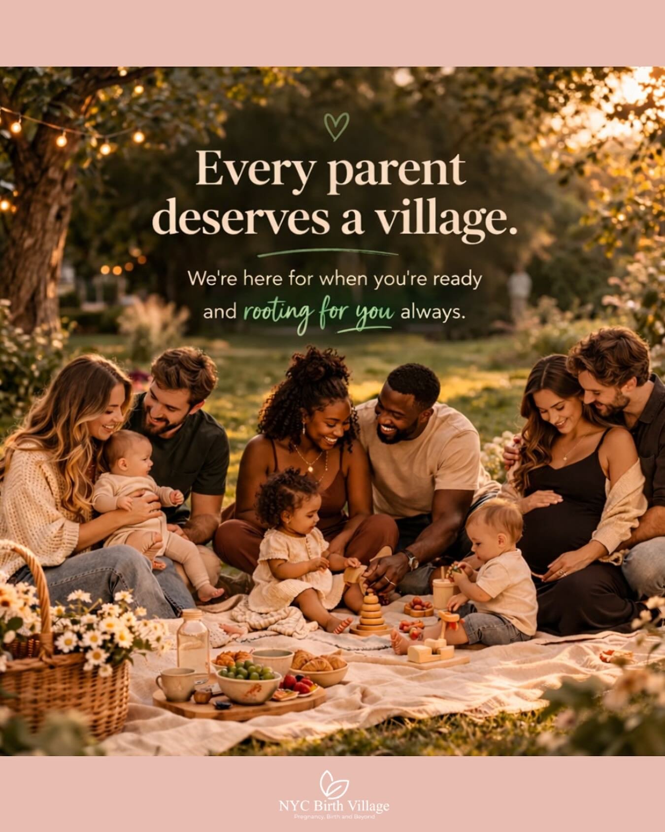 It takes a village to raise a child and it takes a village to support the person raising them. 

That&rsquo;s what we do! ✨

We help expecting and new parents with education, information, and empower them to make the best choices for their families! 