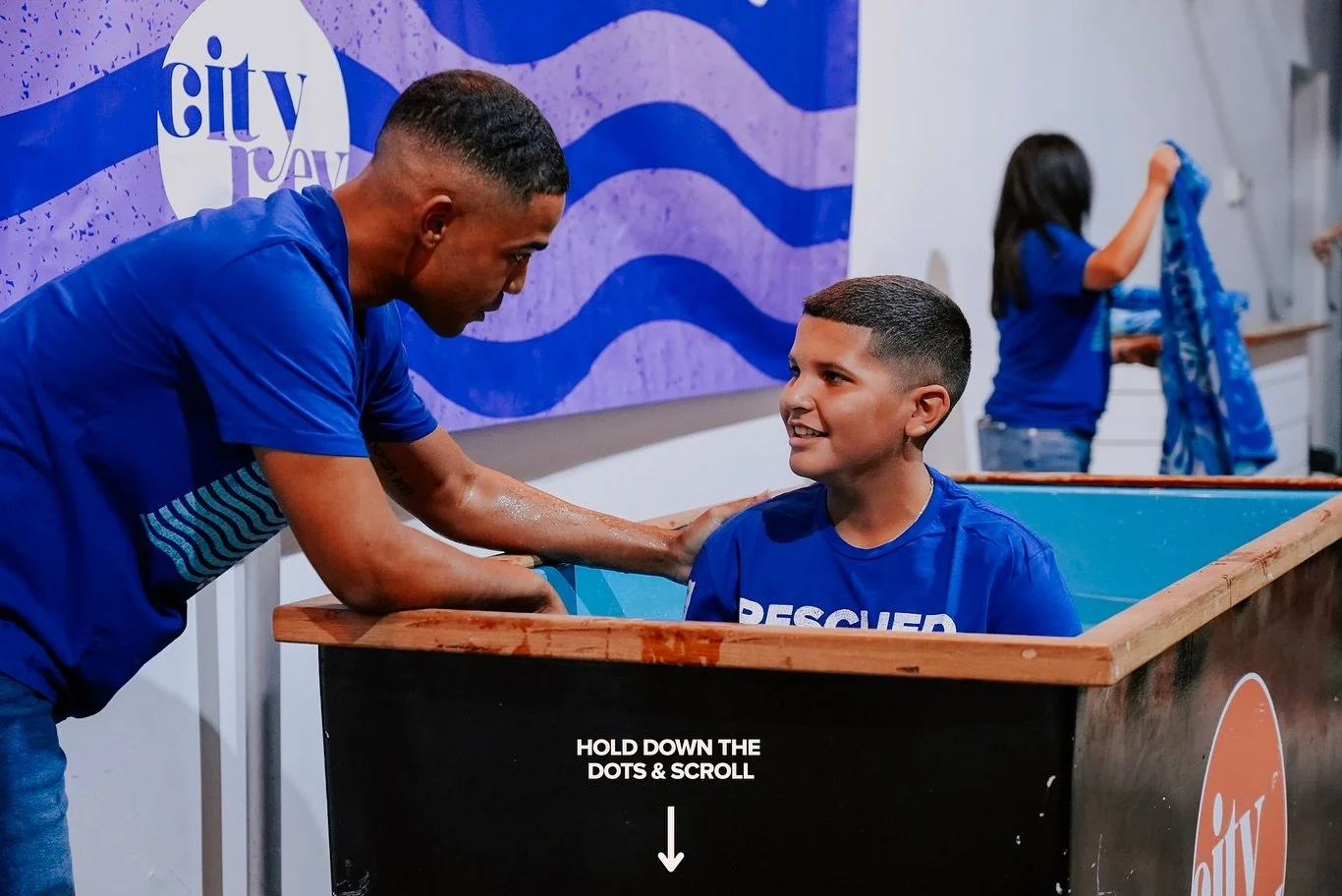 Hold down the dots and watch the story unfold.✨
This is what Baptism Sunday is all about &mdash; new life, faith, and the joy of following Jesus.

Join us Sunday, January 26th, after every service at both campuses, as we celebrate more moments just l
