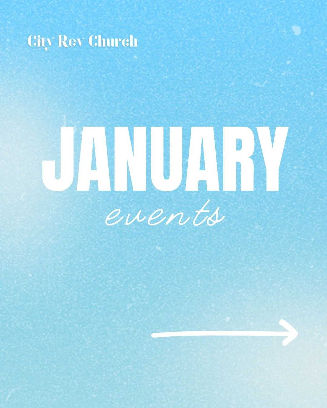 Happy New Year! Kicking off January with all the events + all the excitement 🙌

For more information, check out cityrev.org/events or the City Rev App!