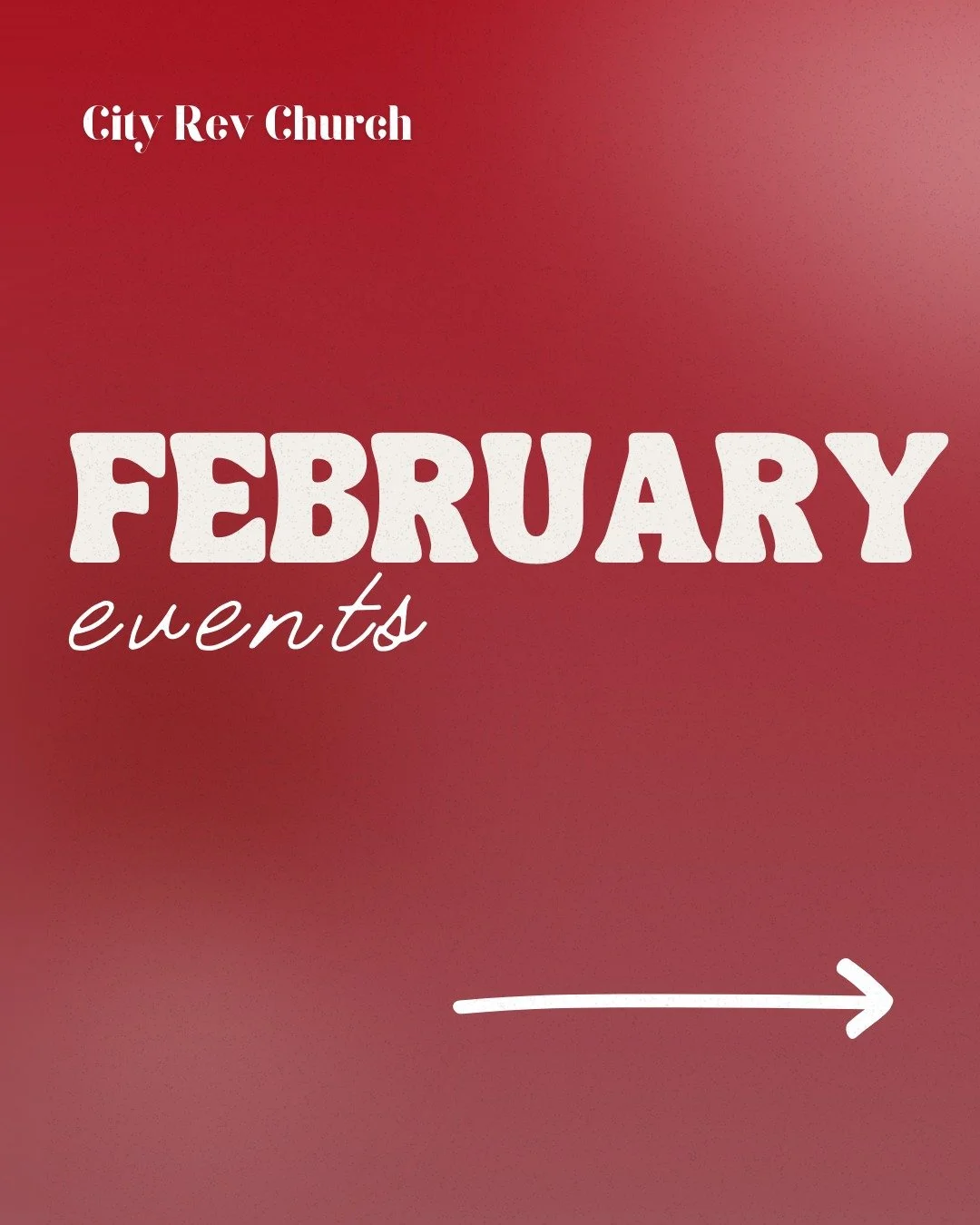 February is small but mighty&hellip; and packed with events✨
For more information about all City Rev events, visit cityrev.org/events or the City Rev app!