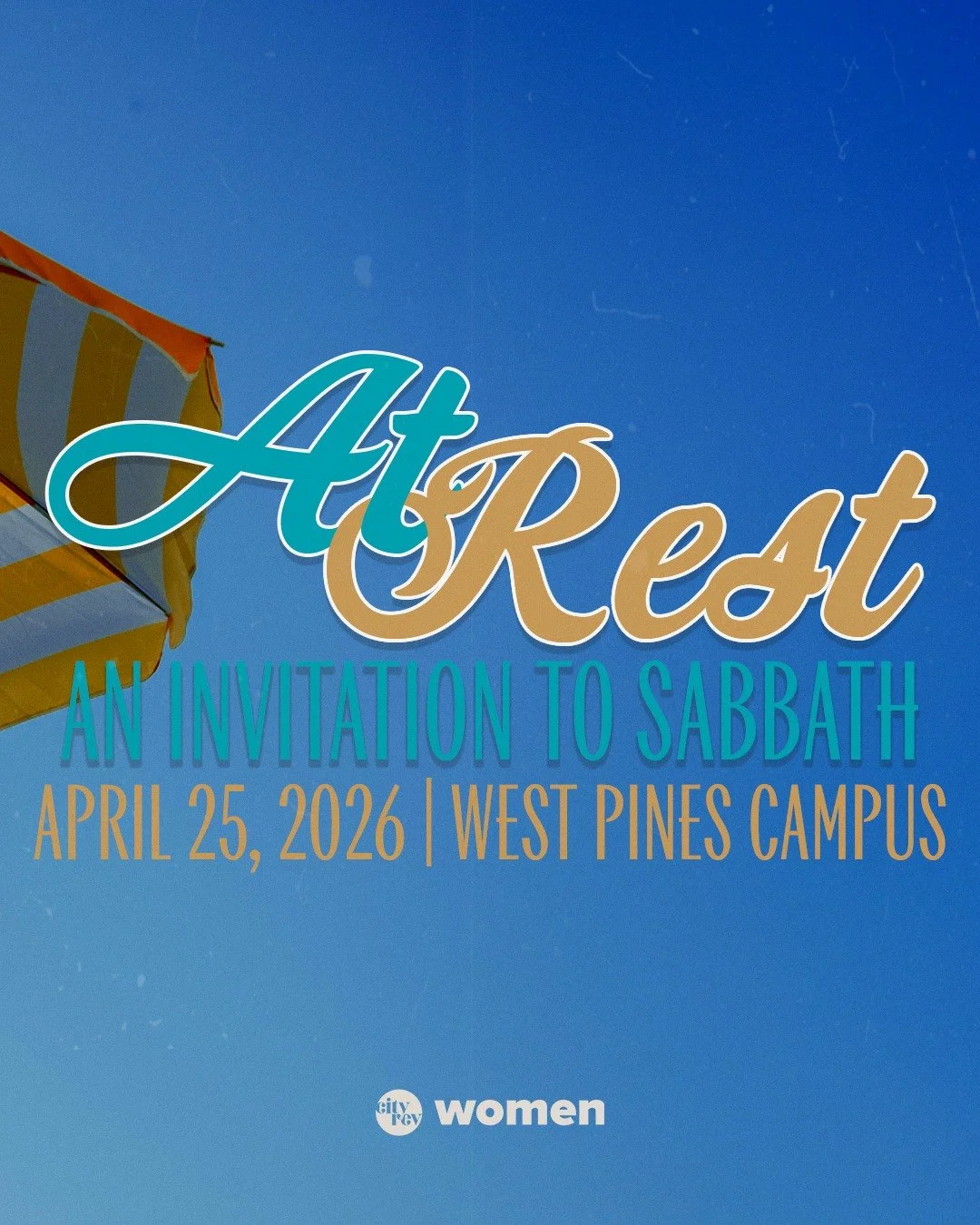 Slow down. Be still. Rest in Him. Join us for the City Rev Women&rsquo;s Retreat 2026 &mdash; a weekend to refresh your heart and renew your spirit. 💛

Visit cityrev.org/events to learn more!