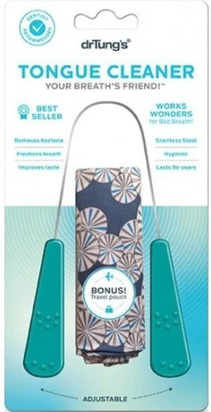 tongue scraper (use first thing in morn)