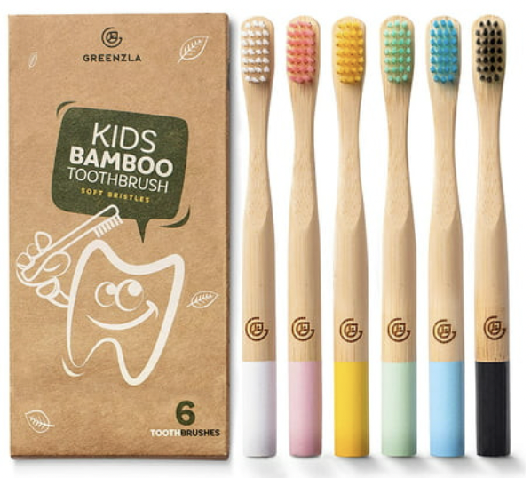 kids bamboo toothbrushes