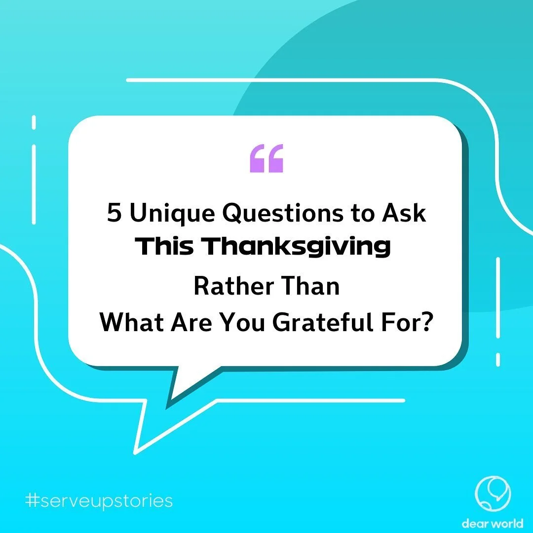 Bring storytelling home with these unique questions to get your guests talking.

Storytelling can bring you, your family, your friends, or even total strangers closer. 

Feel free to answer a question down below, let&rsquo;s be friends! 🤘🏼

#serveu