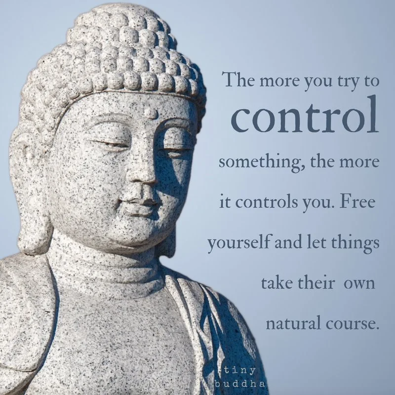 You have control! It’s up to you to take it!