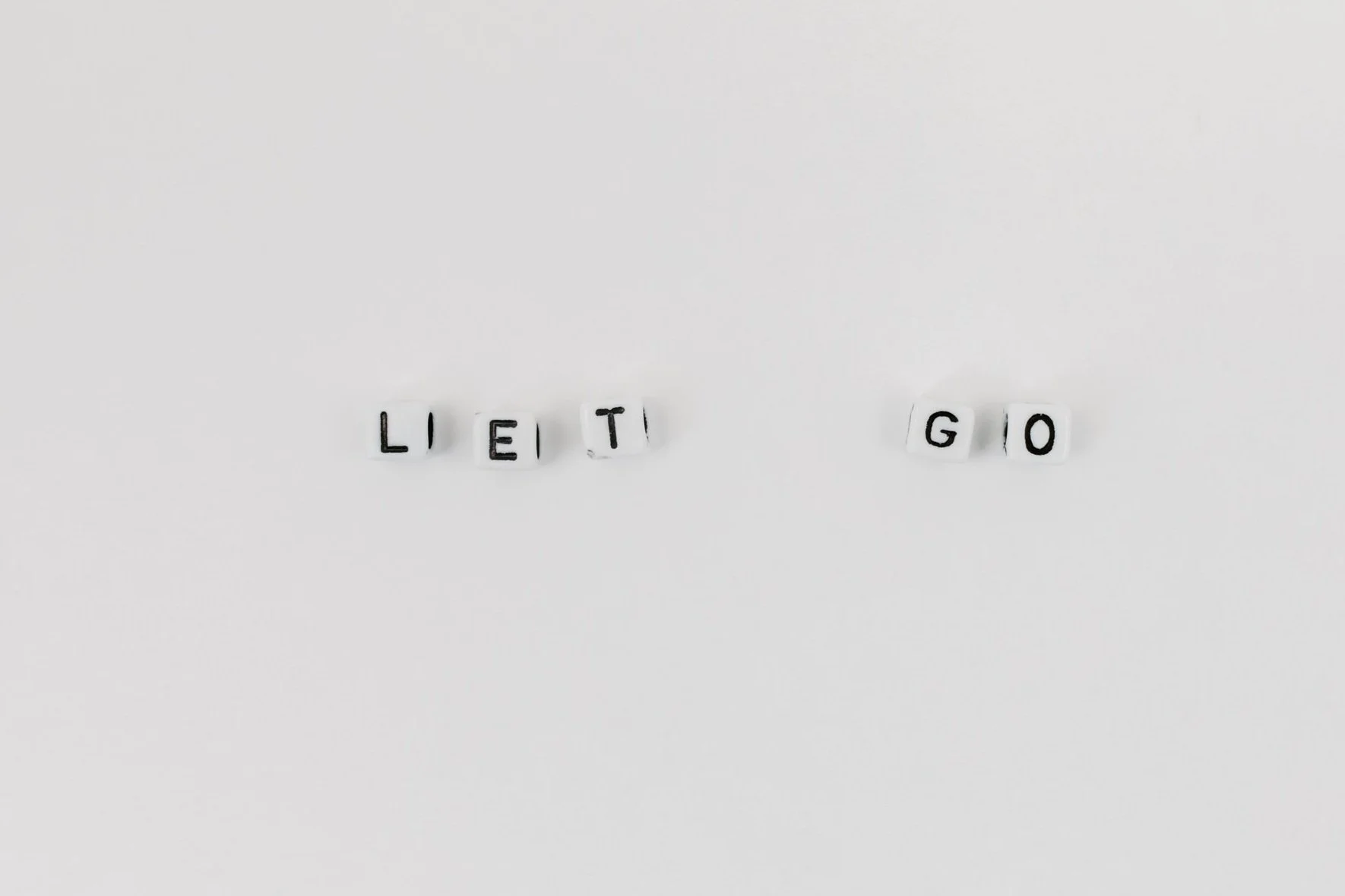 It's time to let go!