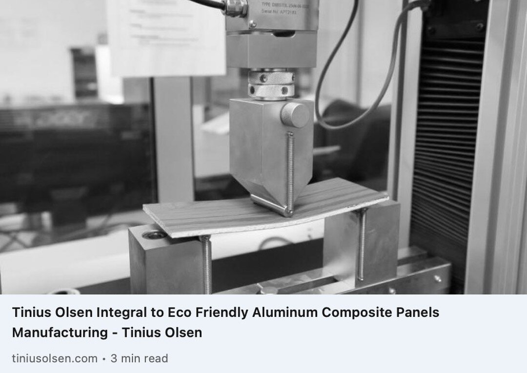 Partnering with Tinius Olsen (@tinius_olsen) has elevated our testing and research capabilities to new heights, and we're proud to be featured in their latest case study highlighting our successful collaboration.
Our dedication to quality is not only