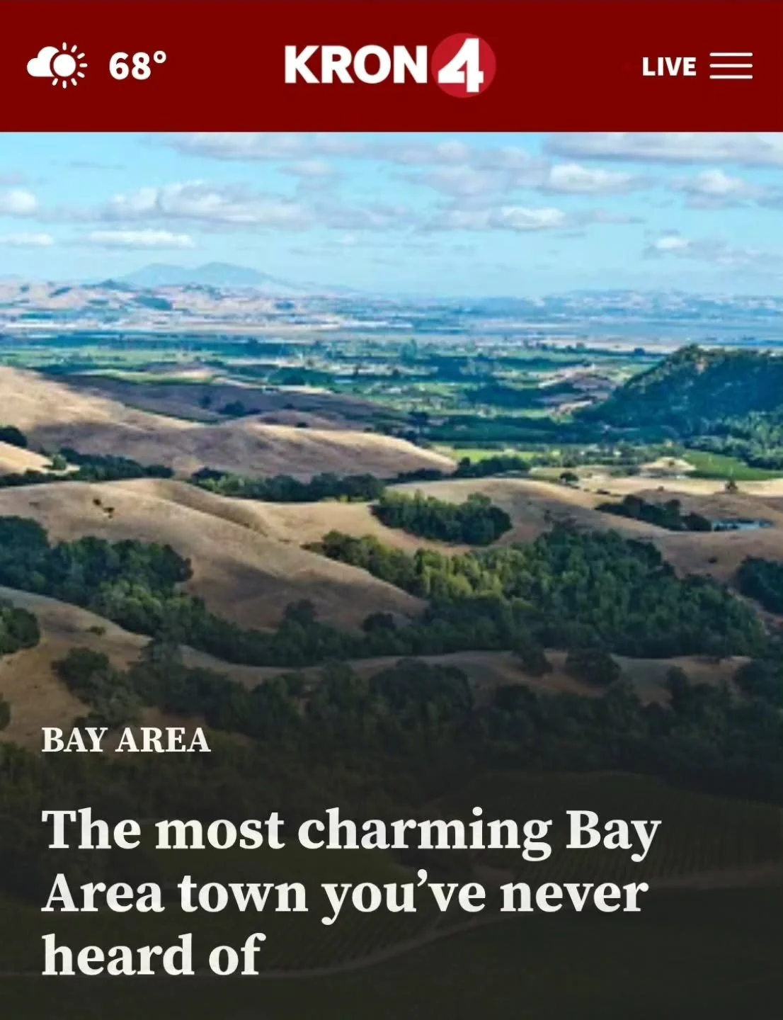Thank you @kron4tv for spotlighting our Charming Town! Penngrove was recently featured in Travel + Leisure, and we're thrilled to see the buzz growing. Grateful to be a part of this sweet little corner of Sonoma County that people are discovering. 

