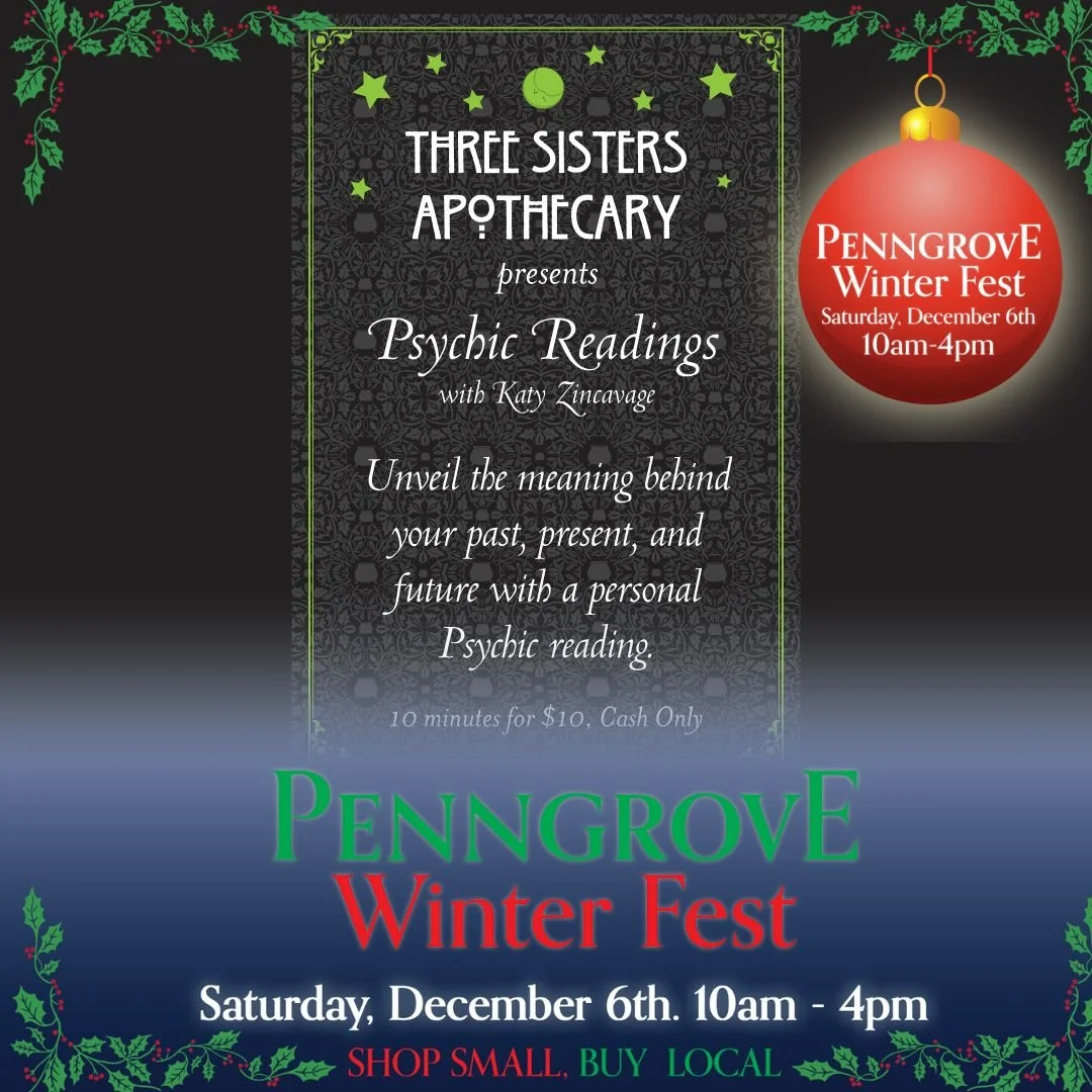 🔮✨ Step Into the Mystical at Winterfest ✨🔮

Join us at Soap Cauldron for intuitive Readings with Kay &mdash; happening all day during Winterfest!

🕙 10 AM &ndash; 4 PM
💫 Insight &bull; Clarity &bull; Guidance

Whether you're seeking direction, cu