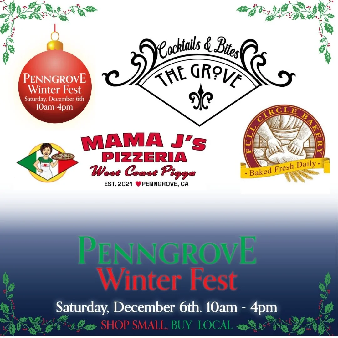 🍕🥖🌿 Where to Eat During Winterfest! 🌿🥖🍕

Exploring Winterfest and need something delicious to keep you going? Penngrove has you covered with three of our local favorites &mdash; all steps from the action:

🍕 Mama J&rsquo;s Pizzeria
Grab a hot 