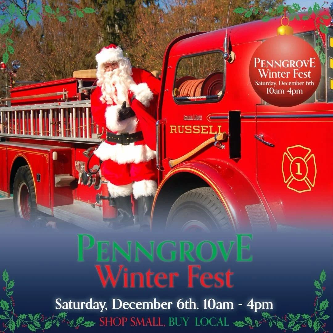 🚒🎅 Santa Arrives by Fire Truck! 🎅🚒

The Penngrove Social Firemen are bringing Santa to Winterfest in true Penngrove style &mdash; aboard a shining red fire truck!
Find him parked by the park entrance, ready to visit with kids and families. Santa 