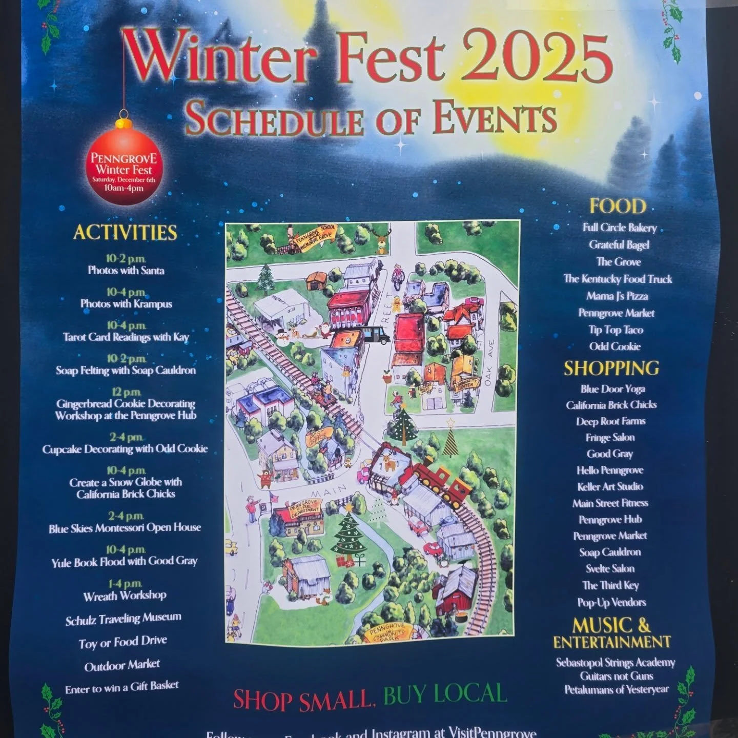 Its Winterfest time!!!!! Bundle up and come have some fun. 

#visitpenngrove #winterfest #shopsmall #krampus #Santa #happyholidays