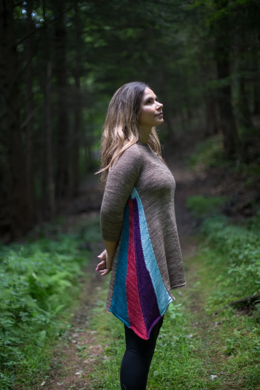 Sideshow tunic dress knitting pattern  Melissa K Designs