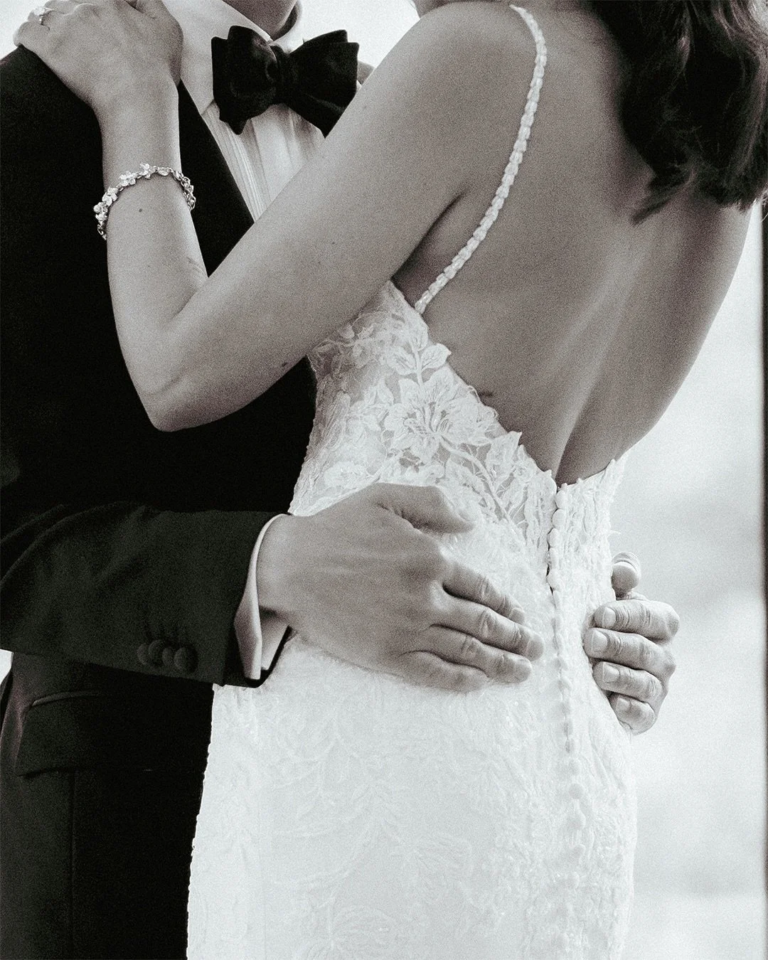 A quiet moment, just the two of them&mdash;before the vows, before the celebration, before the day truly begins.