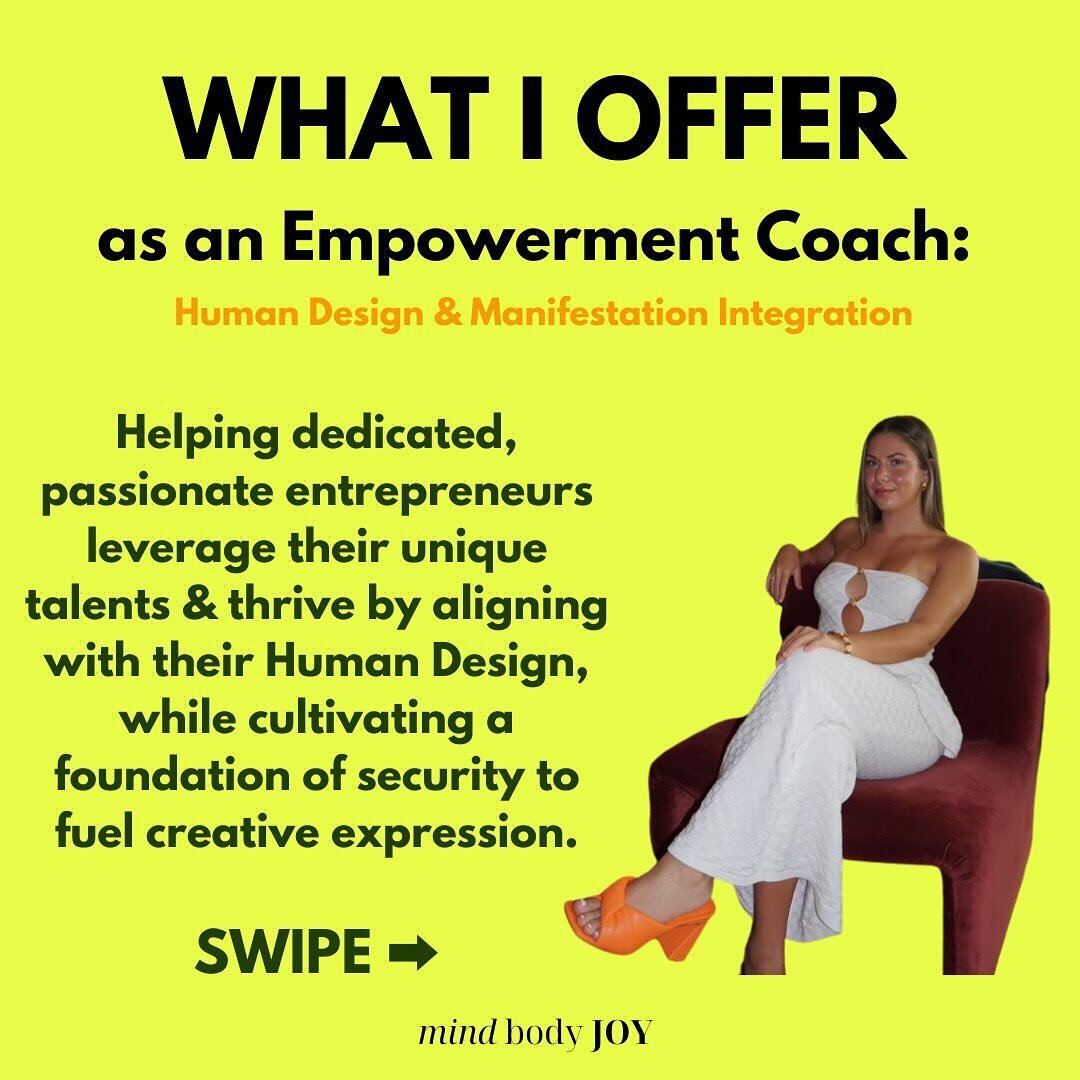 👉 What do I help you with as an Empowerment Coach?

Teaching you how to harness the ability to empower YOURSELF at every given opportunity. 

I help you unlock your potential, cultivate unwavering confidence, gain clarity around your values,  streng