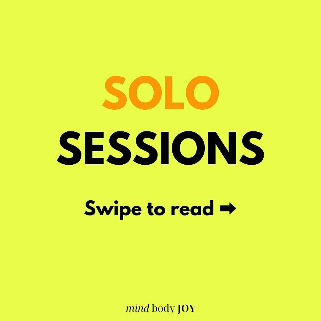 Solo Sessions! 

If you&rsquo;re hesitant to commit to something long-term but still desire specifically tailored support &amp; guidance, the solo sessions are for you!

Each session was created based on what I found to be the most popular requests f