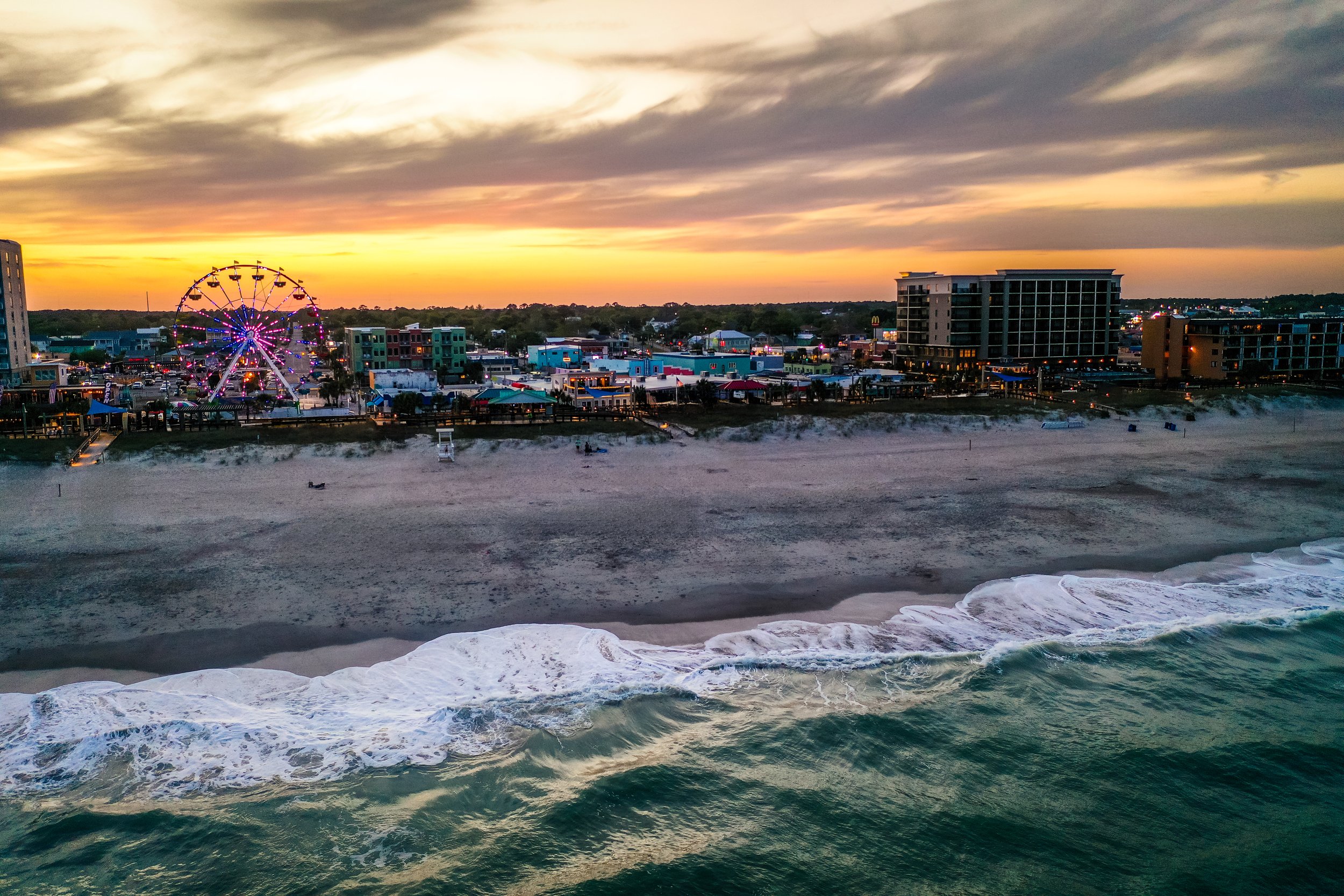 Boardwalk Sun Set