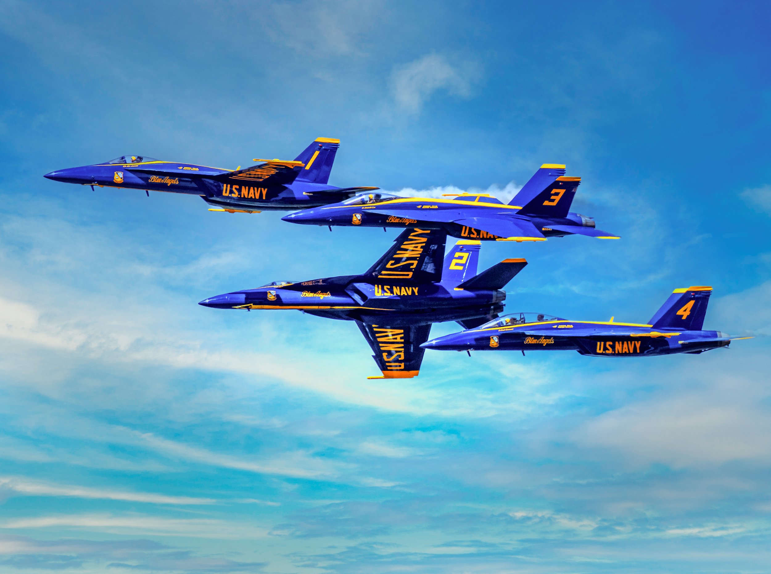 Blue Angles Turn