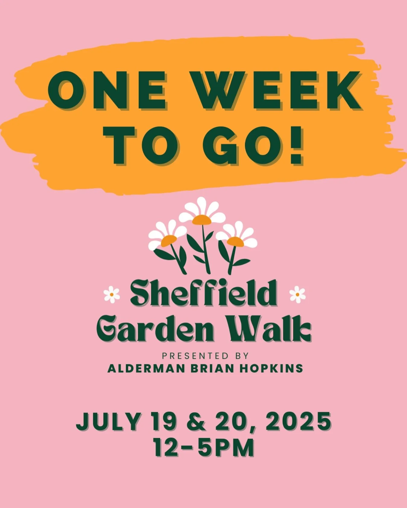 There is only 1 week to go until the Sheffield Garden Walk! We can&rsquo;t wait for you to join us to tour beautiful gardens, see live musical performances, and much more!

You can find out more information about this event at the link in our bio 🔗 
