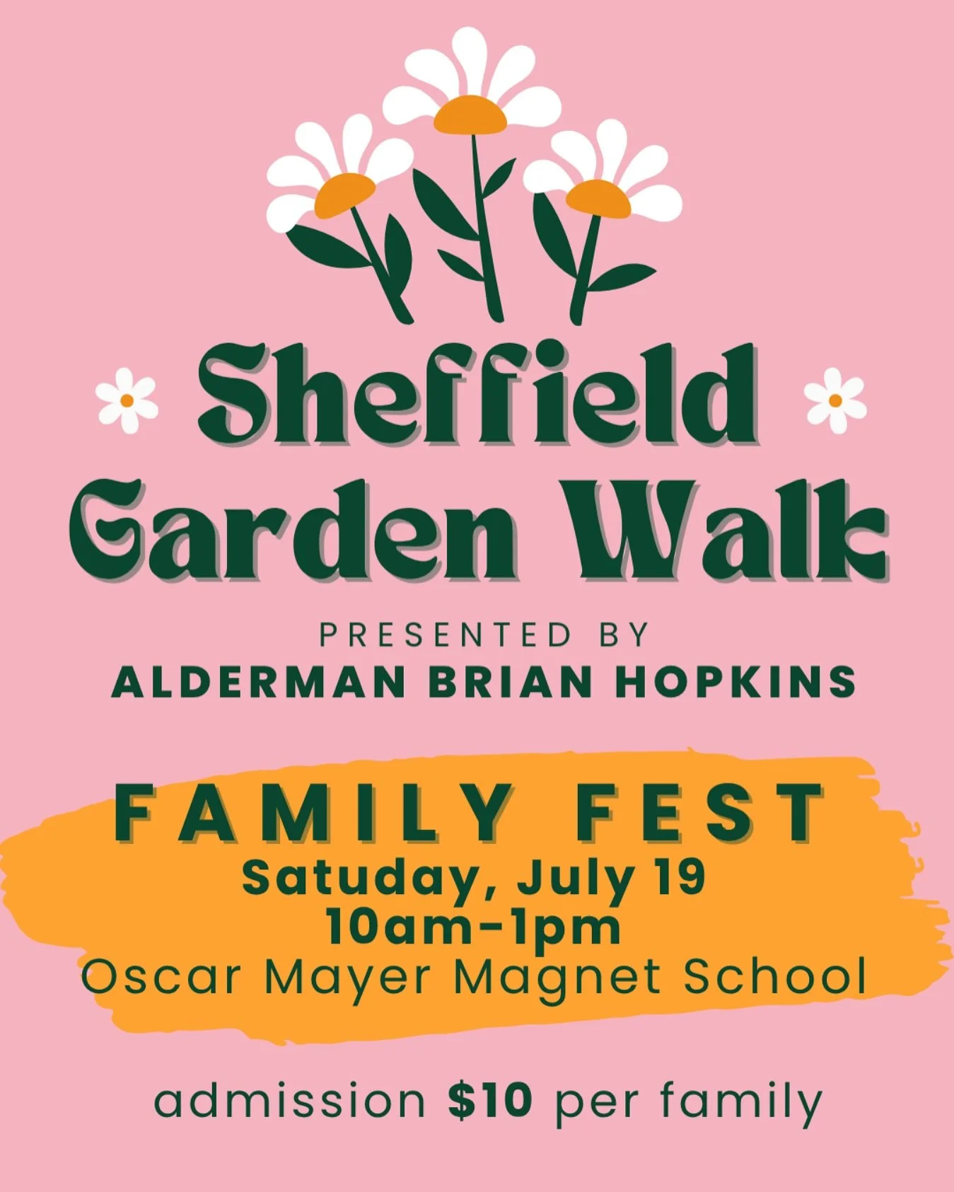 Family Fest will be kicking off the garden walk at Oscar Mayer School! Admission is $10 at the door per family. 

Join us for music, games, face painting, cotton candy &amp; more! 

You can find out more information about Family Fest at the link in o