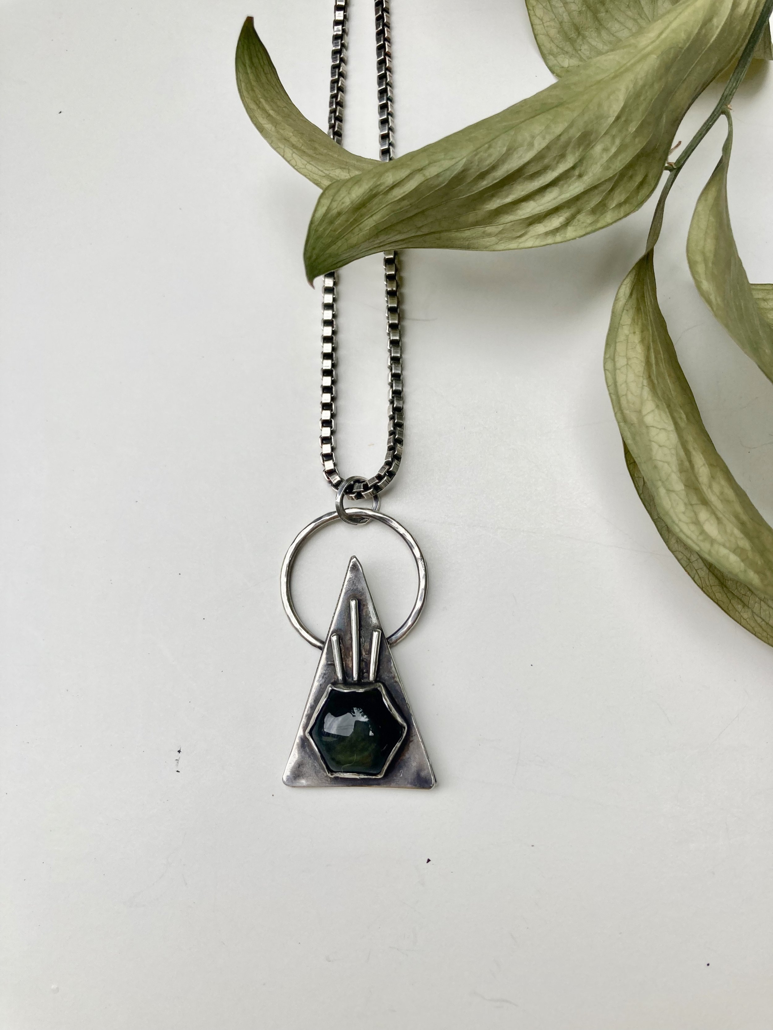 Volcanic Portal Obsidian Necklace