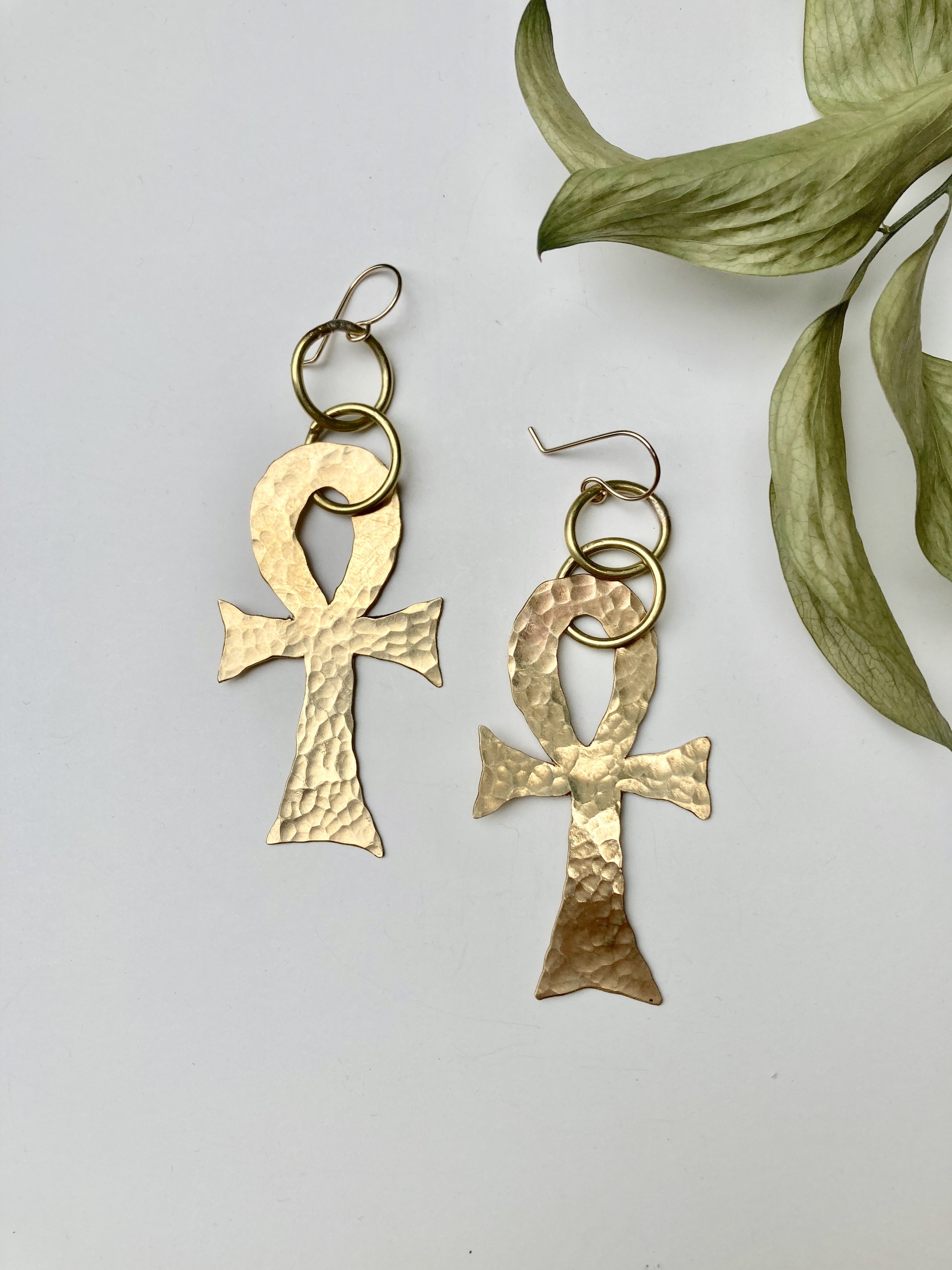 Breath of Life Ankh Earrings