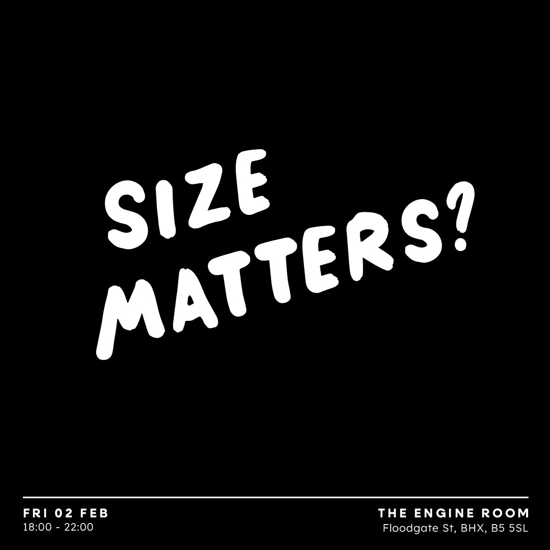 Size Matters...or does it?

For our first exhibition of the year we are exploring the idea of size, be that physically or conceptually.

Our artists are exploring this theme through different disciplines, including illustration, photography, film and
