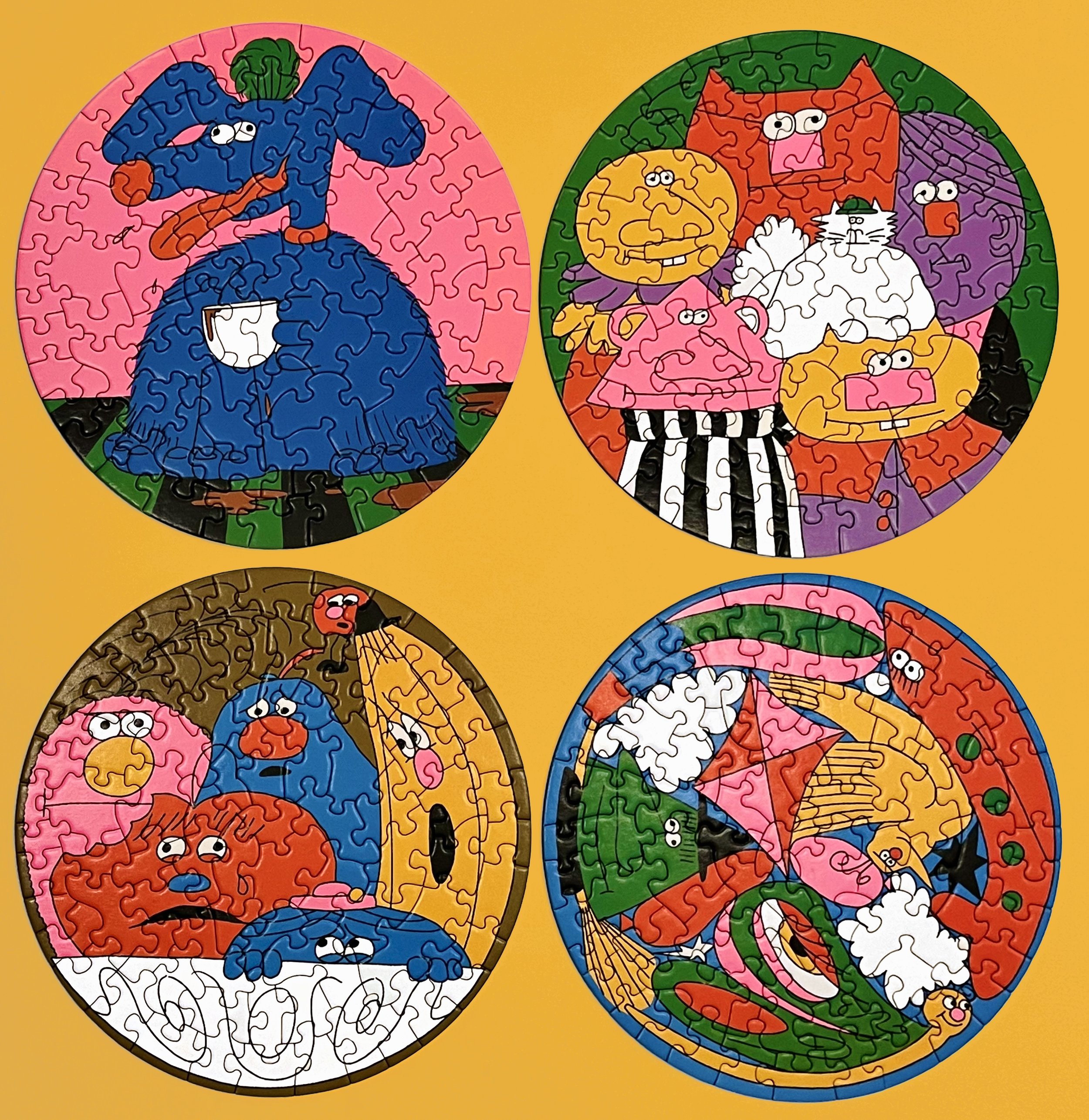 Le Puzz 'Petite' Puzzles (81 pcs. each)