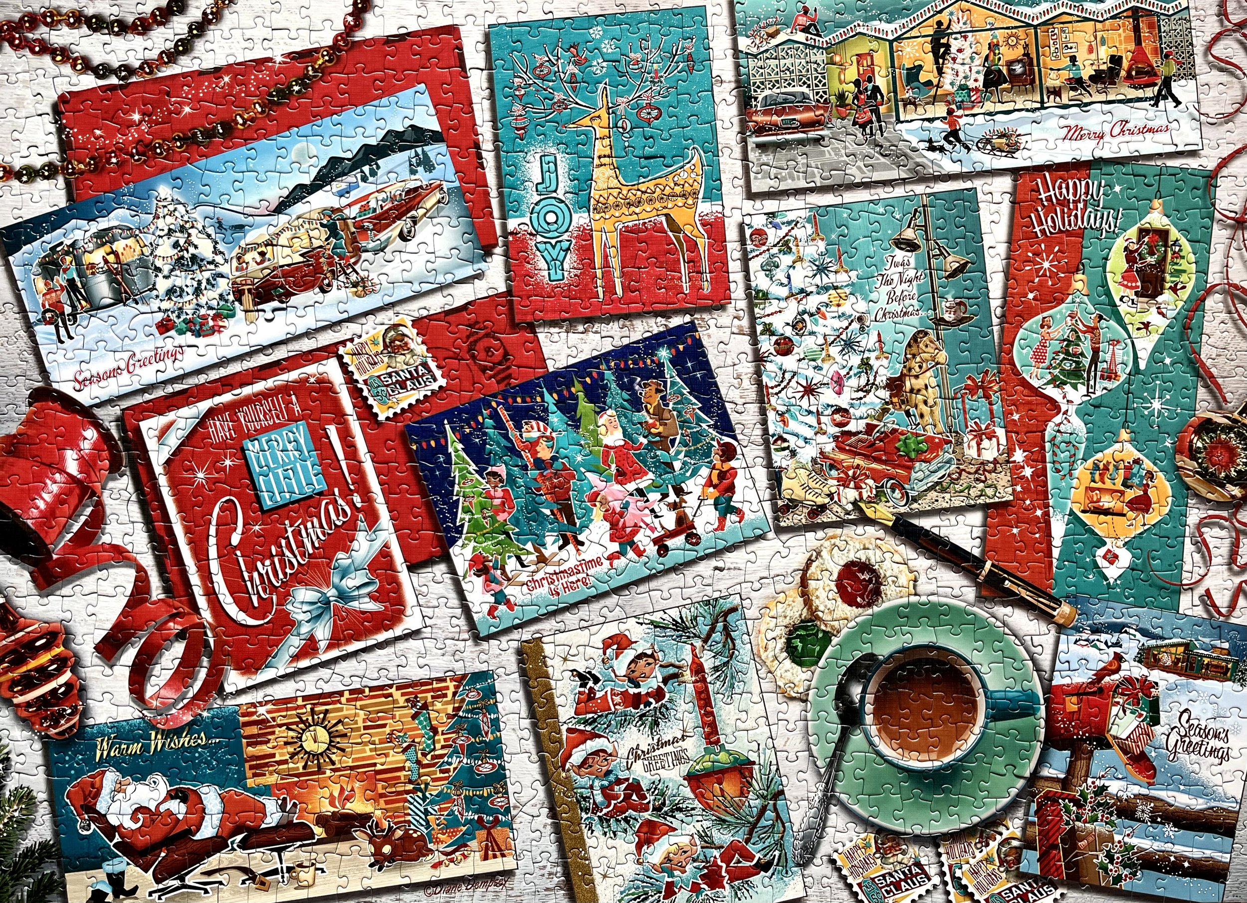 Mid Mod Season's Greetings by Cobble Hill (1000 pcs.)