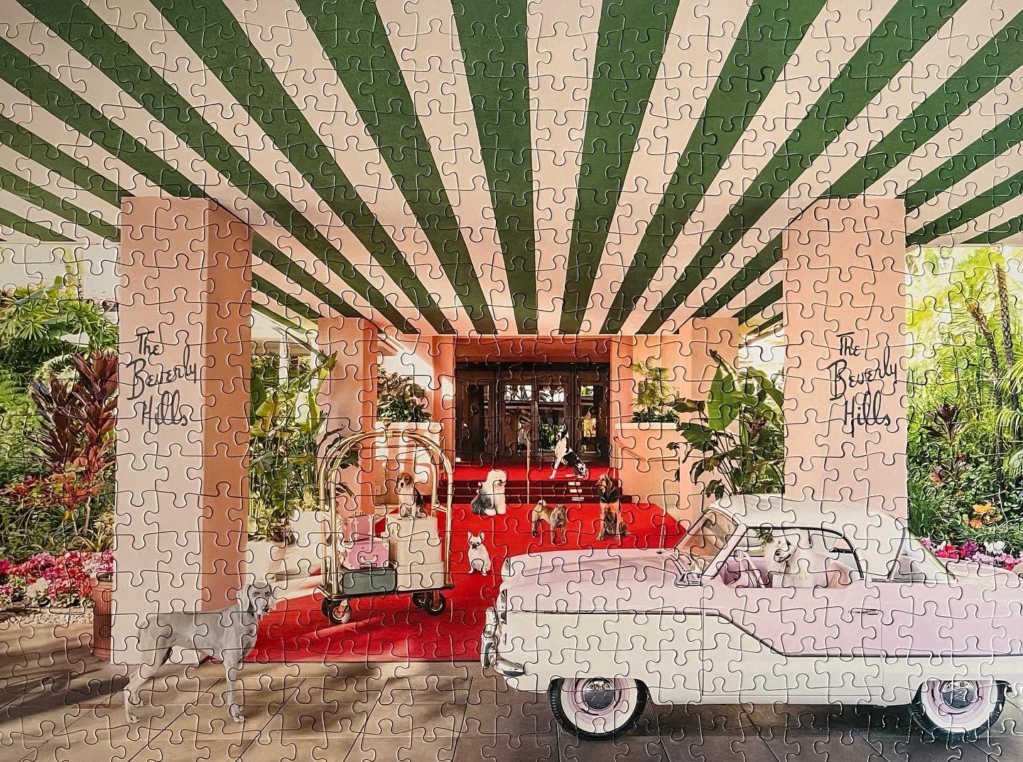 The Dogs at the Beverly Hills Hotel by Galison/Gray Malin (500 pcs.)