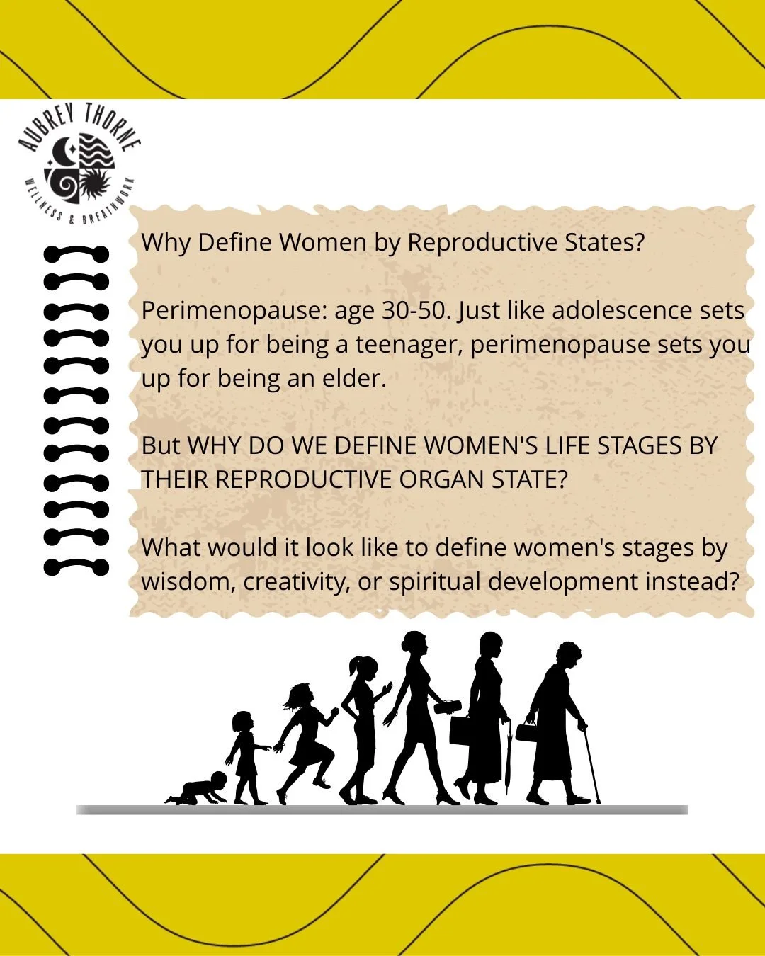 Why do we reduce women to their biological functions? What if we honored the wisdom, creativity, and spiritual evolution that comes with each life stage instead? Women are so much more than their reproductive capacity.
#perimenopause #women #lifestag