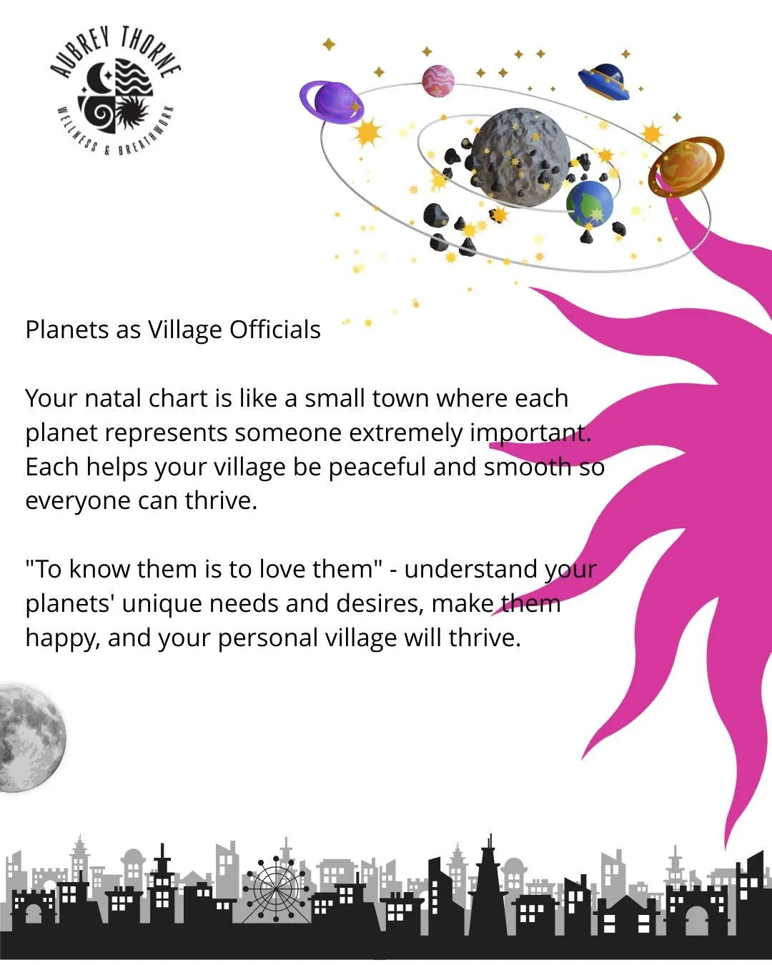When you understand what each planet in your chart needs to feel supported, your whole life flows better. It's like having a user manual for your soul.
#natalchart #village #planets #knowthem #lovethem