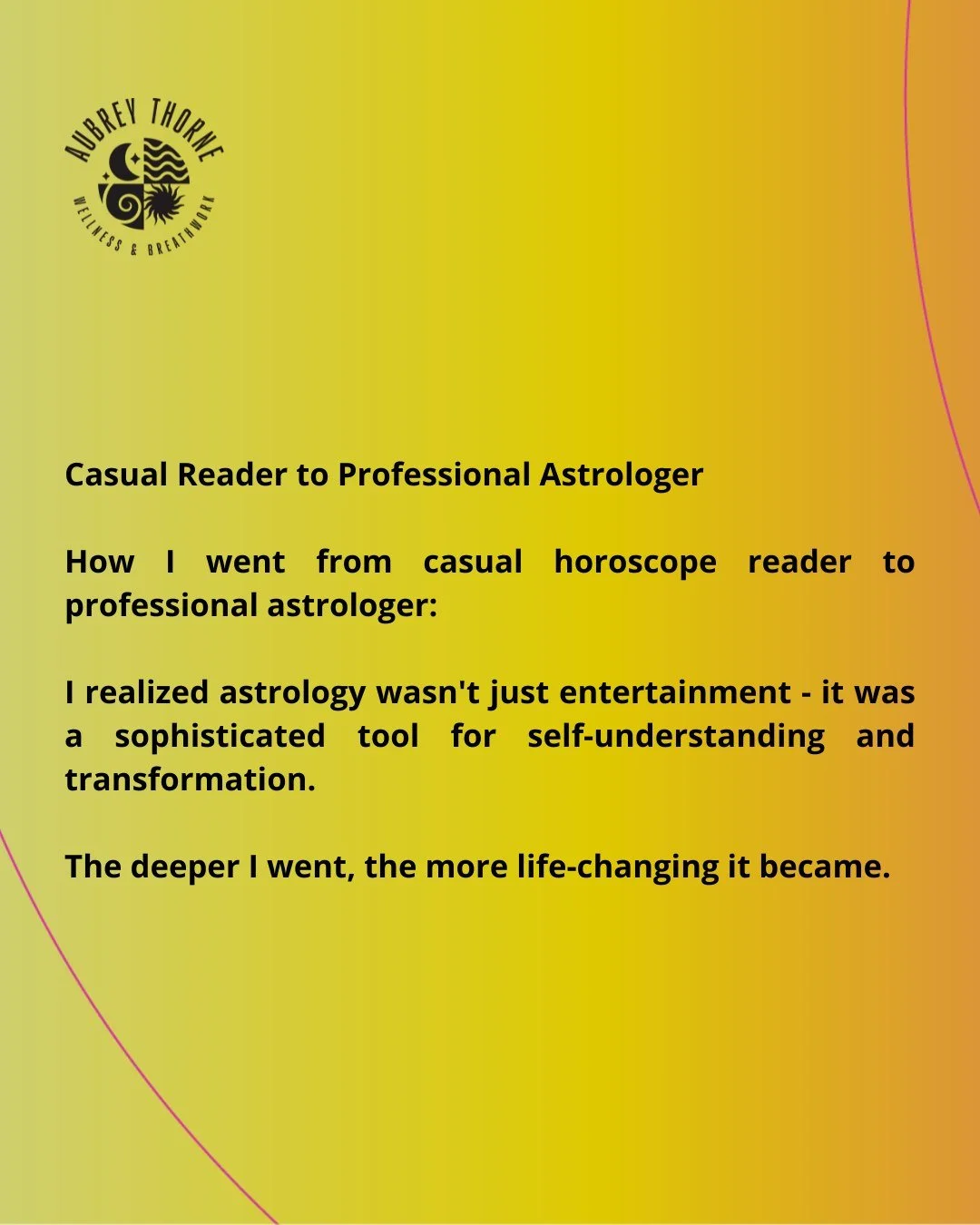 My journey from reading horoscopes for fun to dedicating my life to this work happened when I experienced firsthand how transformative real astrology can be. What started as curiosity became calling.

#casual #professional #astrologer #selfunderstand