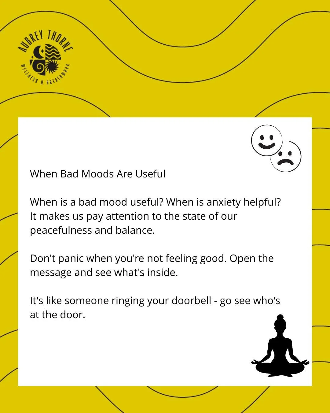 We've been conditioned to fear negative emotions, but they're messengers trying to get our attention. Instead of numbing or avoiding them, what if we got curious about what they're trying to tell us?
#badmood #anxiety #attention #balance #message