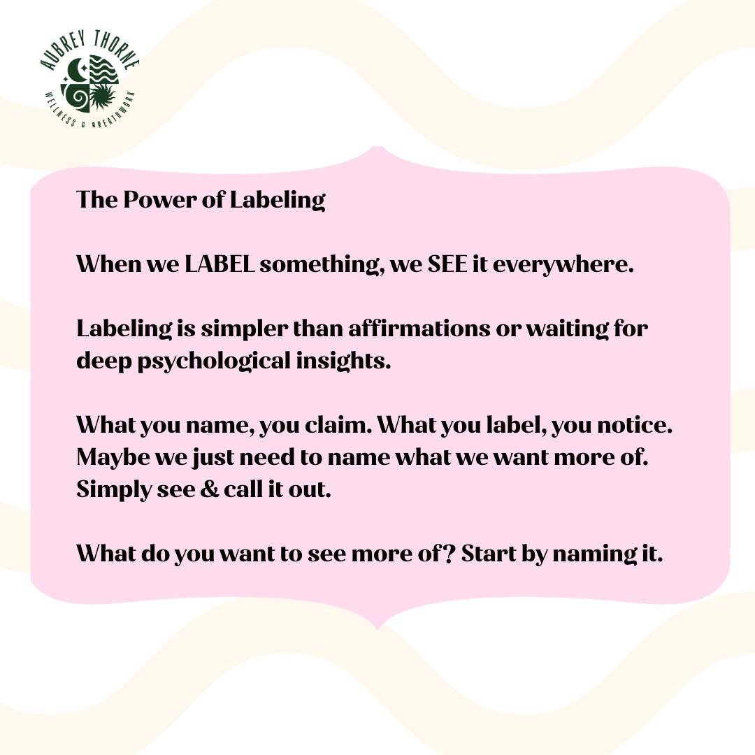 Sometimes transformation starts with something simple: naming it.
Call out what you want to grow, and your mind will meet you there. 🌱
#MindsetMatters #LabelYourLife #SeeTheGood #ConsciousLiving #ManifestWithIntention