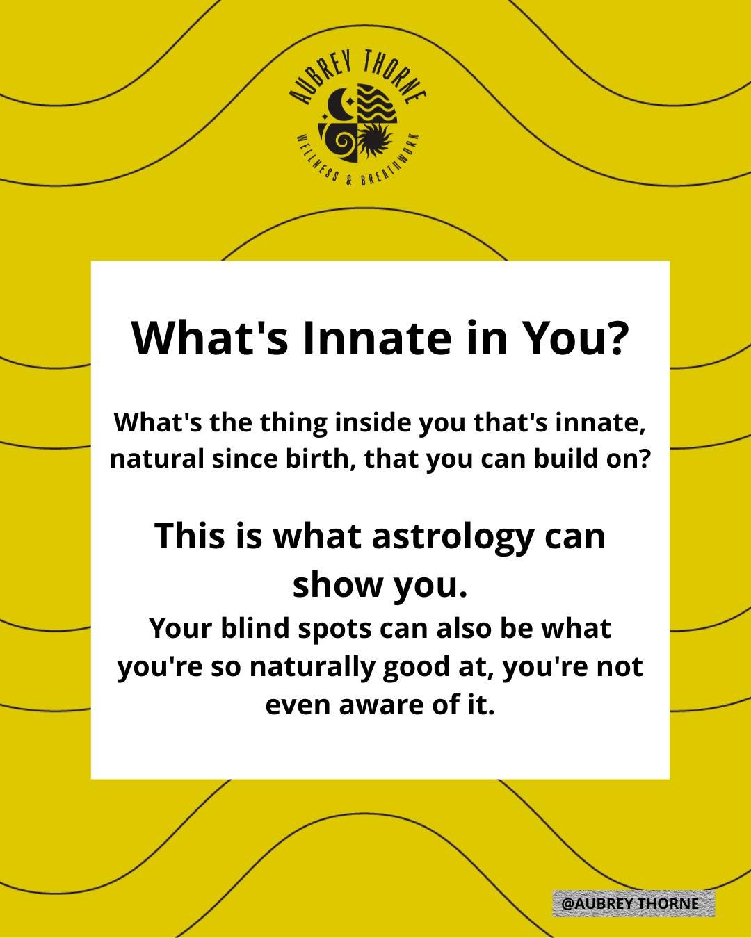 Sometimes we're so naturally gifted at something that we don't even recognize it as a talent. Your birth chart reveals these hidden strengths so you can consciously develop them. Ready to discover yours?
#innate #natural #blindspots #naturally #aware