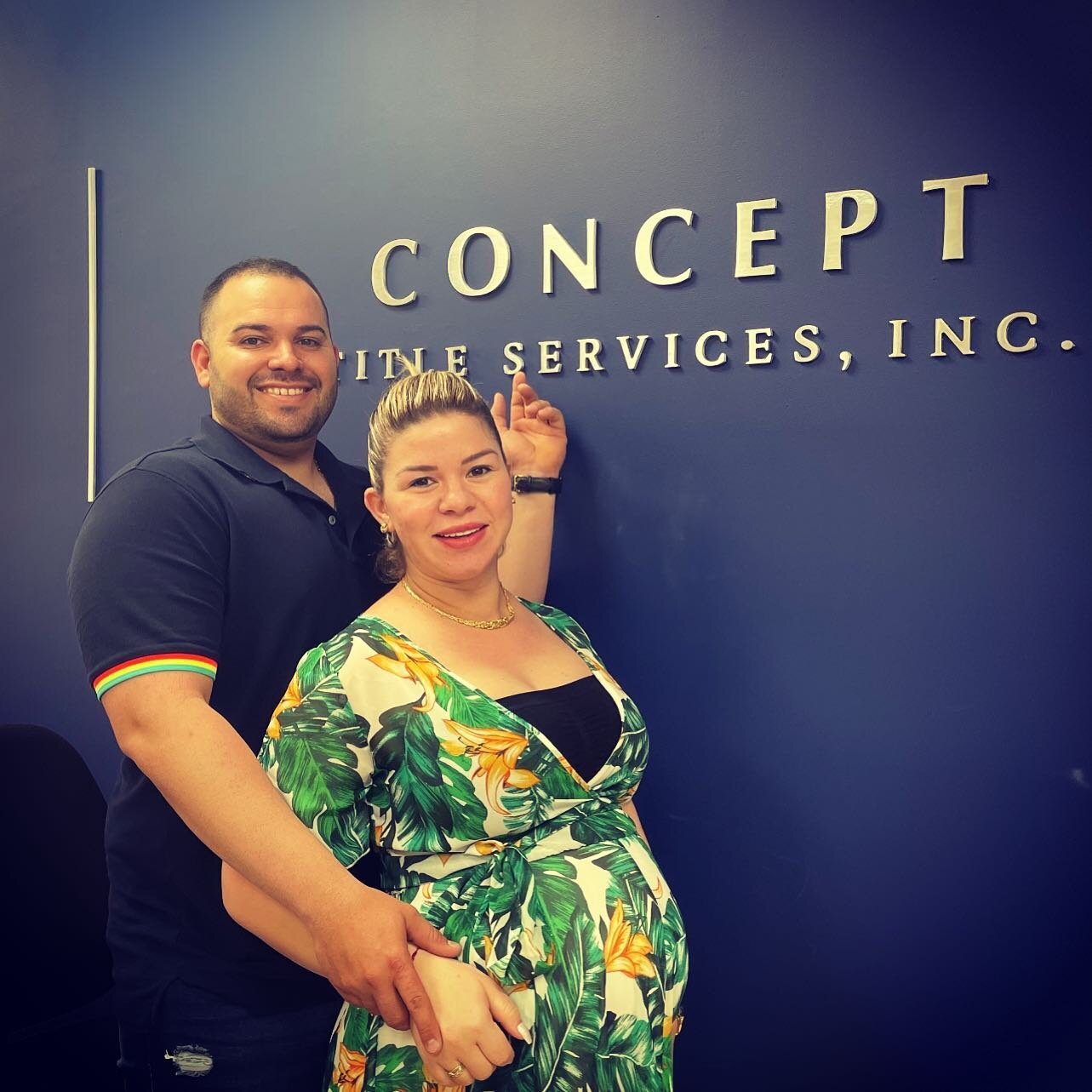 We are so happy for this beautiful family. They closed on their new home just in time to welcome their new addition. We wish you all the best!!! 🎉🎊🎉😊🏦 #realestate #closings #realestateclosings #southflorida #titlecompanies #attorneys #realestate