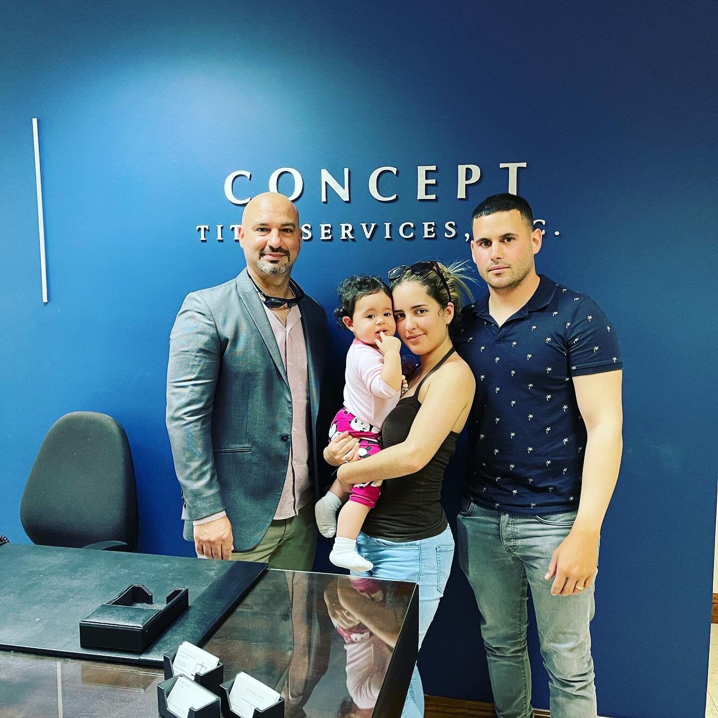 Congrats to @_yerandy_ on the purchase of your home!!! 👏👏Thank you @alexgarridorealestate for going above and beyond to make this closing a success! Looking forward to our next one. 🗝🏚 #realestate #titlecompany #titleinsurance #attorneys #realest