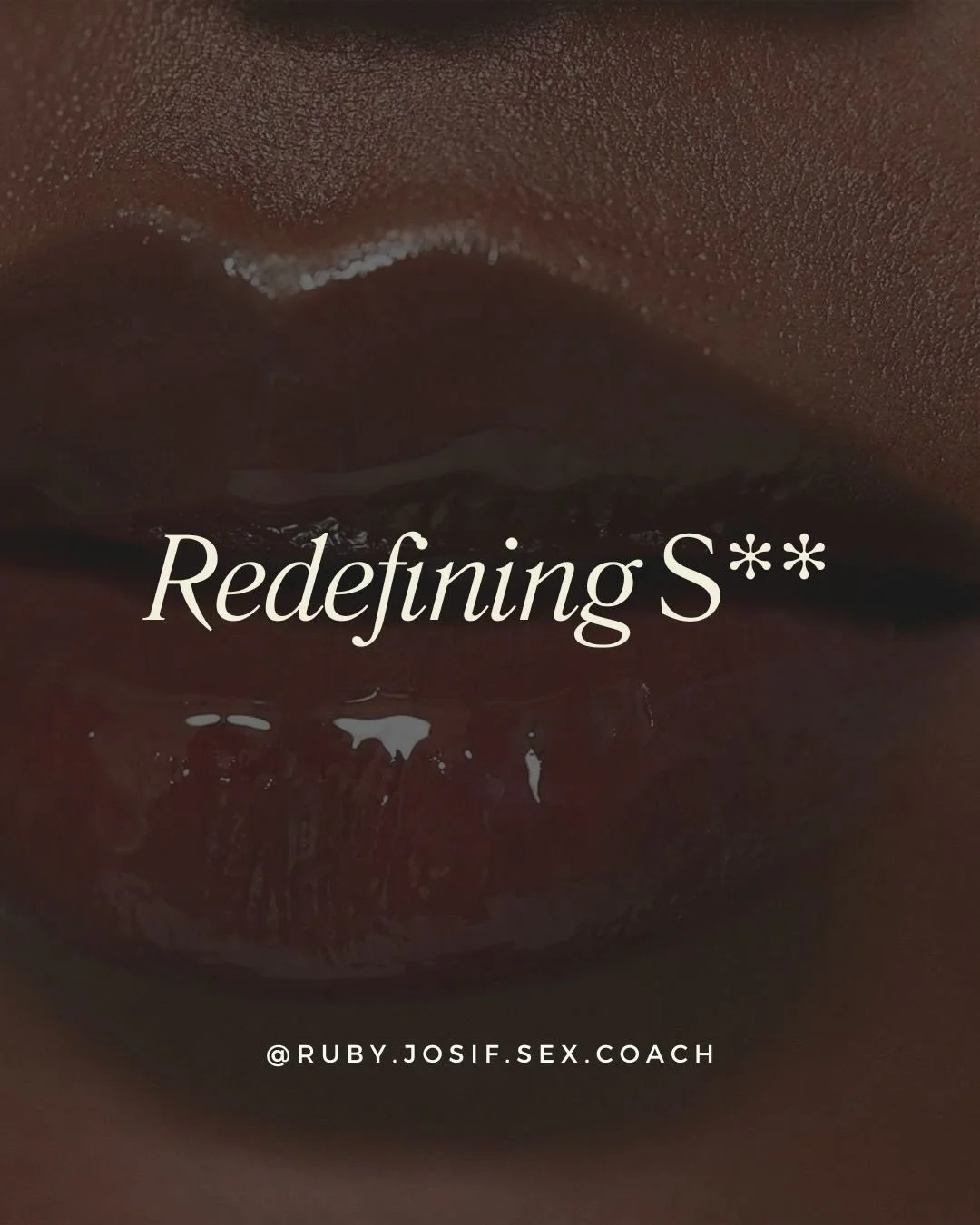 How we define s** influences our intimate life hugely. 

When we can start to expand our definition, intimacy becomes richer, s** feels more accessible and we can begin to break patterns where we avoid connecting intimately. 

What&rsquo;s your defin