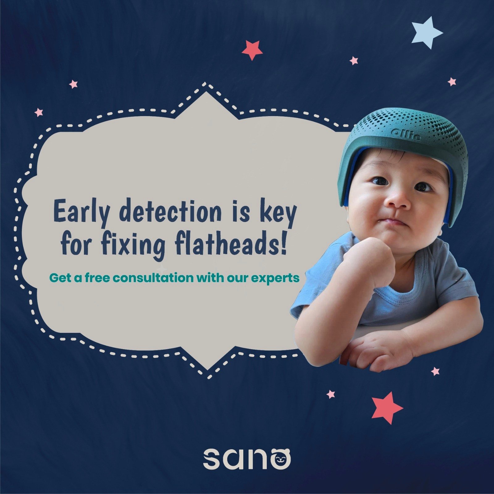It's becoming more common for parents to be concerned about a flat spot forming at the back of their baby's head.

Early detection and intervention are key 🚨 So, if you notice some irregularities in your baby&rsquo;s head shape, speak to your pediat