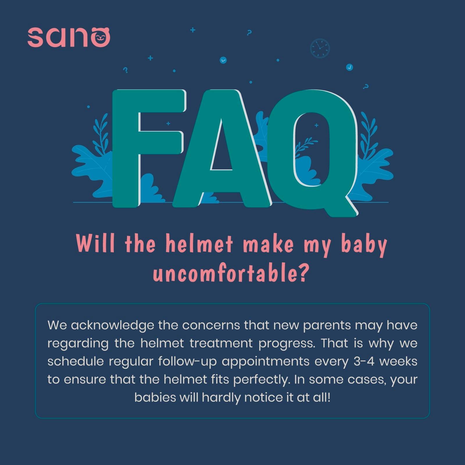 As a new parent, it might concern you to think about your baby wearing a helmet during their formative months. But rest assured, an optimally fitting helmet will be comfortable for your baby! 🤗

Plus, our helmets are lightweight and come in a range 