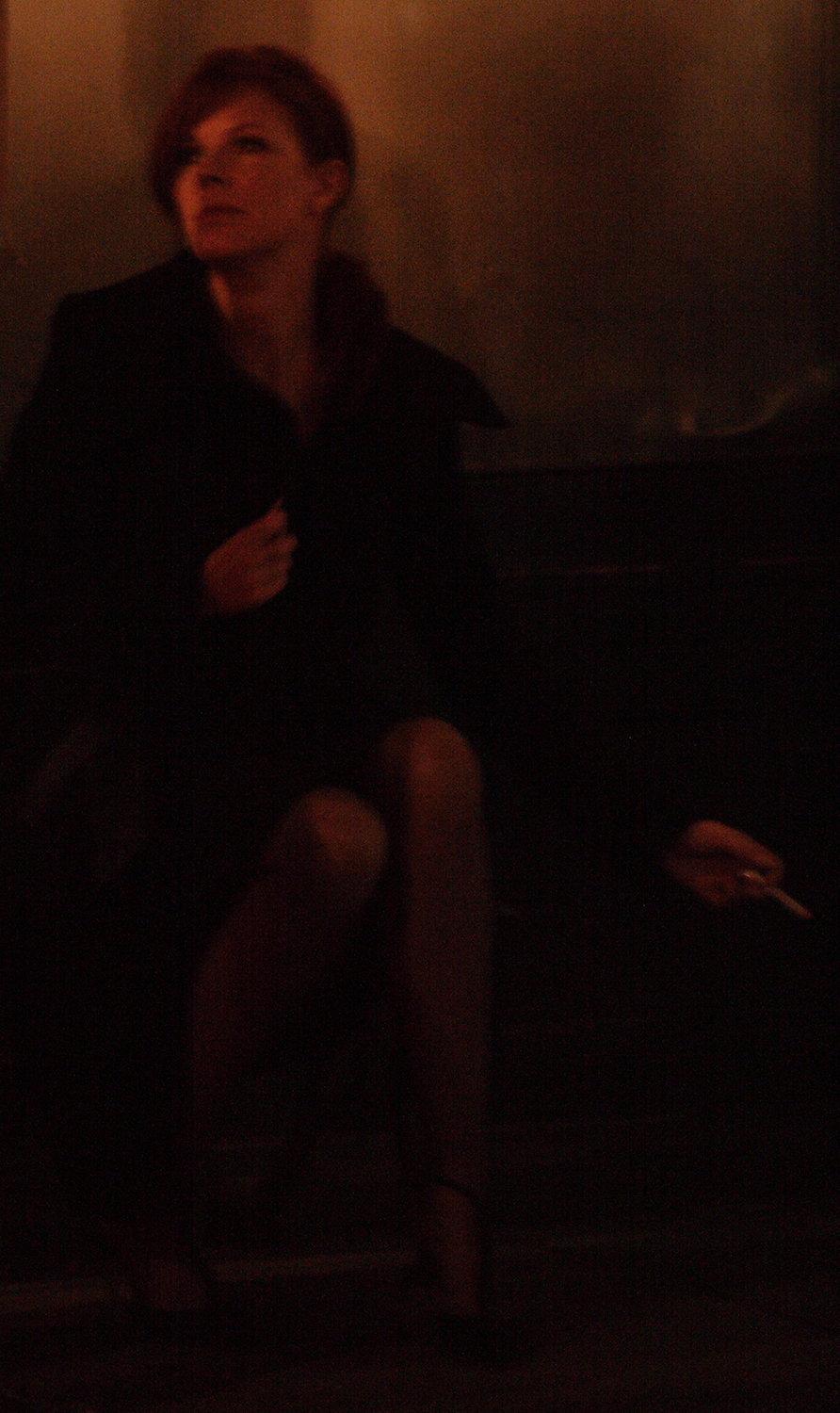 Woman with a cigarette 