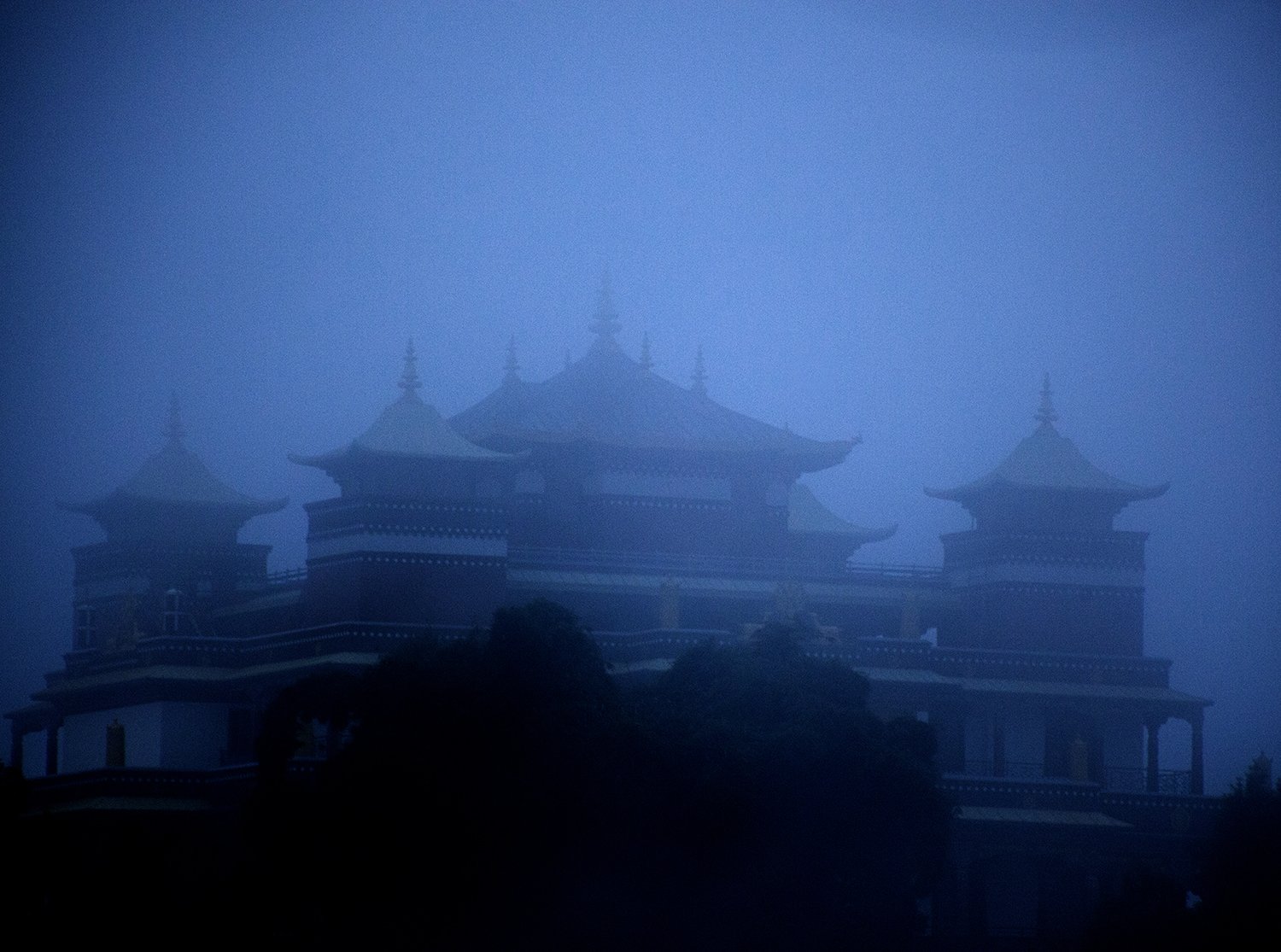Temple at dawn 