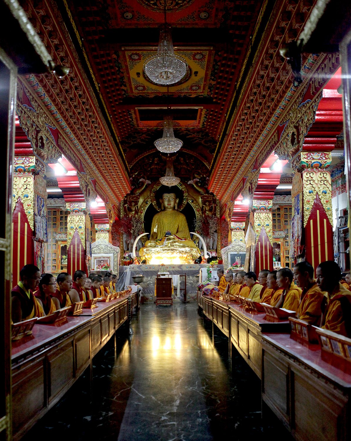 Nuns at Thrangu Tara Abbey