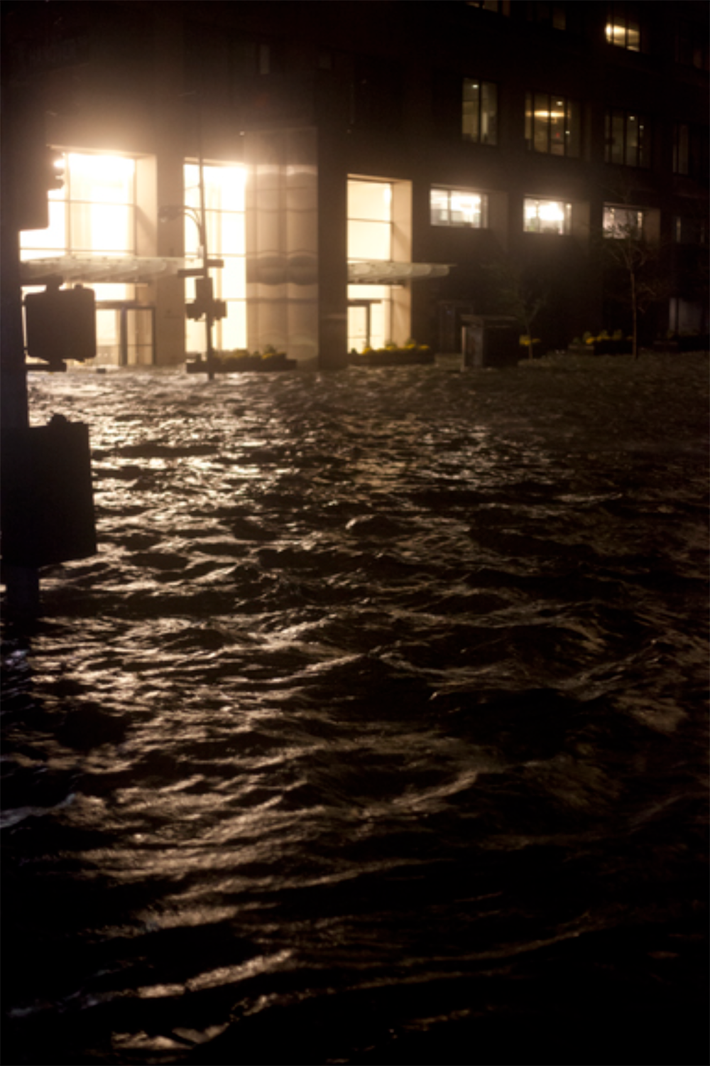 Water and Broad Street Financial District NYC. 2012