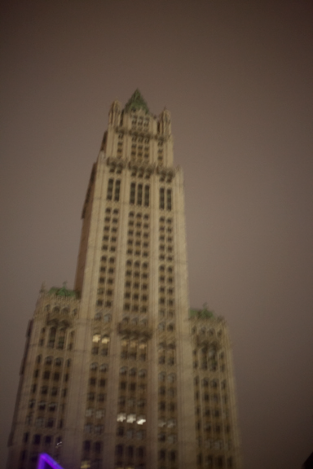 Woolworth Building, blackout 