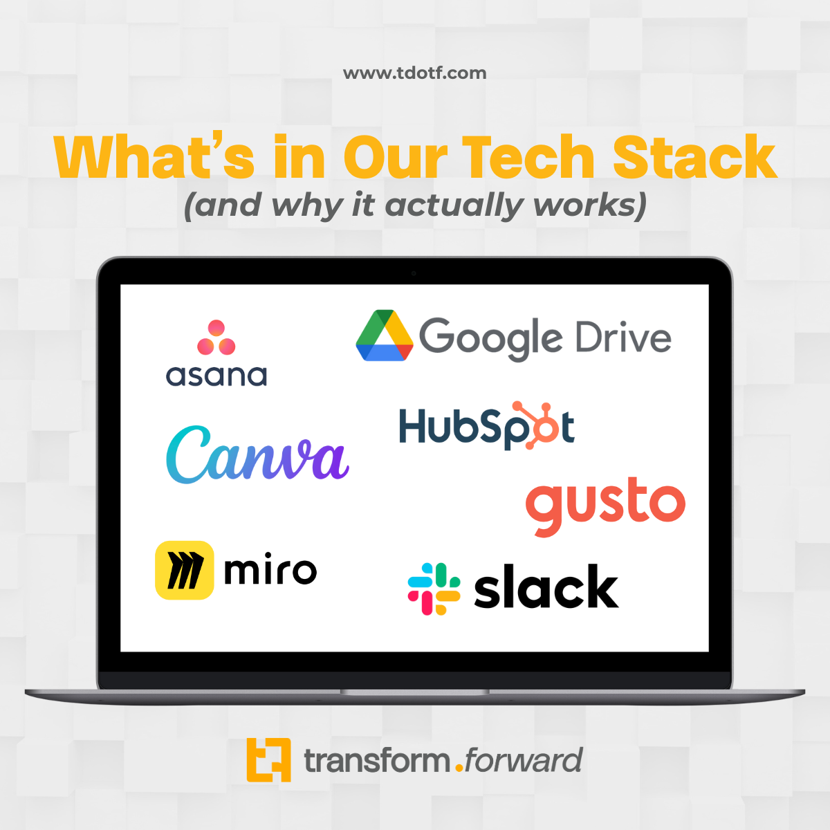 What’s in Our Tech Stack (and Why it Actually Works)