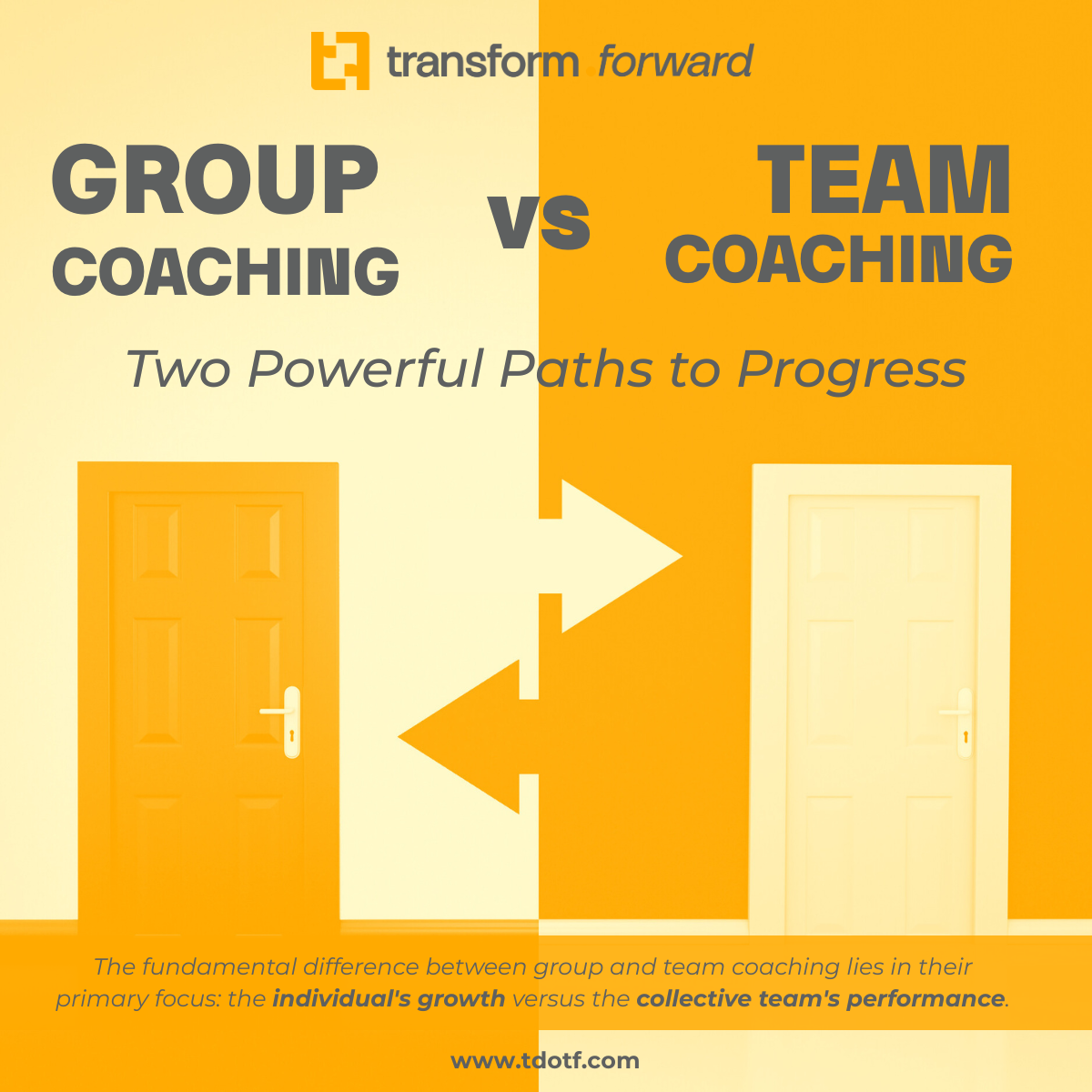 Group vs. Team Coaching - Two Powerful Paths to Progress