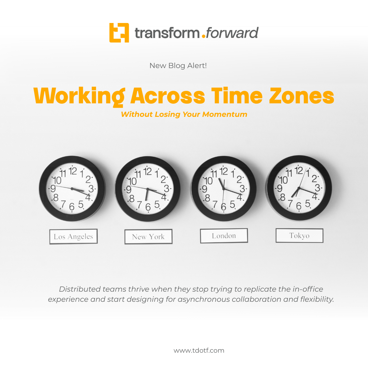 Working Across Time Zones Without Losing Your Momentum